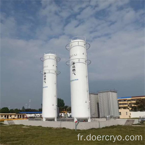 Réservoir de stockage d&#39;azote cryogénique liquide 5-200m3 à vendre